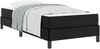 vidaXL Bettrahmen mit Matratze Schwarz 90 x 200 cm Stoff 3398608 Bild 3