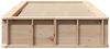 vidaXL Bettrahmen Braun 90 x 190 cm Massives Kiefernholz 3385739 Bild 5