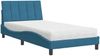 vidaXL Bett mit Matratze "Hanko" Blau 100x200 cm Samt 3208584 Bild 2