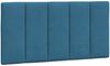 vidaXL Bett mit Matratze "Hanko" Blau 100x200 cm Samt 3208584 Bild 5