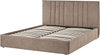 Bett mit Stauraum Stoff TARASCON 160 x 200 cm Taupe Bild 4
