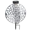 Solarleuchte Garten 2er Set Scheibe 30cm Solarlampe Außen Außenleuchte Solar Bild 3