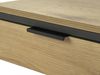 Beistelltisch >CESURA< in Eiche, schwarz, Melamin, Metall - 30x60x40cm (BxHxT) Bild 4
