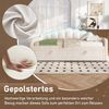 Tagesbett, Schlafsofa, Hydraulisch Bett, Mit Stauraum, Einzelbett Ohne Matratze, Samt, Farbwechselbarer LED-Streifen, 90x200cm, Beige Bild 5