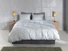 Zo! Home Flanell Bettwäsche 155x220 Flanella di Lino Dove Grey uni Melange silber Bild 3