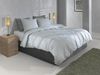 Zo! Home Flanell Bettwäsche 155x220 Flanella di Lino Dove Grey uni Melange silber Bild 2