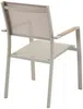 Vente-unique - MACILA Garden dining set Metall Schokoladenbraun - B 60 cm x H 89 cm x L 57 cm Bild 5