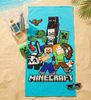 Minecraft Strandtuch MInecraft Gamer Steve Alex Creeper Mikrofaser Badetuch Strandtuch XL, (1-St) Bild 2