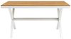 IDIMEX Gartentisch WINDY, Outdoor Tisch 150x90cm wetterfest aus Alu & WPC Holzoptik weiß/natur Bild 2