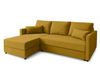 AX LIVING Sofa Klein mit Schlaffunktion Dolceo Gelb Ecksofa samt 226cm Bild 2