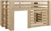 Vipack 'Oliver' Halbhochbett, 90x200 cm, Kiefer Farbe Oak Bild 5