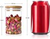 12x Luftdichte Glas-Vorratsdosen Set 200ml Tee Küche Aufbewahrung Bild 2
