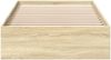 Einzelbettgestell Design für Erwachsene mit Schubladen Sonoma-Eiche 90x190 cm Holzwerkstoff d3772e Bild 4