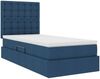 vidaXL Aufbewahrungsbett mit Matratze Blau 90 x 190 cm Stoff 3371879 Bild 5