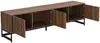 Vente-unique - CARATANA TV unit Holz, Platte SchwarzBraun - B 40 cm x H 50 cm x L 180 cm Bild 4
