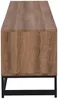 Vente-unique - CARATANA TV unit Holz, Platte SchwarzBraun - B 40 cm x H 50 cm x L 180 cm Bild 5