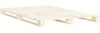 vidaXL Palettenbett Massivholz Kiefer 200×200 cm 285240 Bild 2