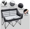 Meulbaty Klappstuhl Doppel-Campingstuhl für Erwachsene, 2-Personen-Loveseat-Stuhl (1 St), mit Becher- und Weinglashalter, für Outdoor-Camping, Rasen, Picknick Bild 4