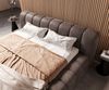 Polsterbettgestell Cutio 180x200 cm Mikrofaser Taupe Vintage Bild 5