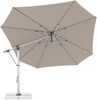 Doppler Sonnenschirm / Pendelschirm "Expert 400 Side", sand, Ø 400 cm Bild 4