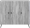 vidaXL Sideboard Graues Sonoma 89 x 34,5 x 80 cm Holzwerkstoff 895571 Bild 4