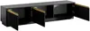 Vente-unique - POSINIA TV unit Holz, Platte Schwarz - B 39 cm x H 42 cm x L 181,5 cm Bild 5