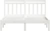 Massivholzbett Weiß 150x200 cm 5FT King Size [3100595] Bild 4