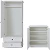 trendteam smart living Garderobe 2-teilige Set Kombination Baxter, 177 x 196 x 41 cm in Weiß Dekor mit viel Stauraum Bild 2