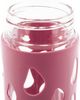 Trinkflasche Aus temperaturbeständigem Borosilikatglas mit Silikonhülle 600 ml Pink Bild 3