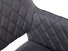 Polsterstuhl SANSIBAR HORUM BHT 57x88x63 cm grau Esszimmerstuhl Freischwinger Schwingstuhl Bild 4