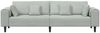 vidaXL Sofa Hellgrau 250 x 77 x 76 cm Samt 3335153 Bild 4