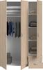 Furn. Design Kleiderschrank Enjour in Eiche 3-türig 120 cm Bild 2