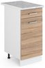 Unterschrank R-Line Sonoma 40 cm mit Schublade, mit Arbeitsplatte Vicco Bild 5