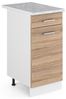 Unterschrank R-Line Sonoma 40 cm mit Schublade, mit Arbeitsplatte Vicco Bild 4