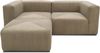 DOMO. collection Ecksofa 800011, kleine Modul-Couch in L-Form, individuell kombinierbar, Cord Sofa, Polsterecke, Eckcouch, Polstergarnitur 216 x 193 x 69 (BxTxH), schlamm Bild 5