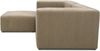 DOMO. collection Ecksofa 800011, kleine Modul-Couch in L-Form, individuell kombinierbar, Cord Sofa, Polsterecke, Eckcouch, Polstergarnitur 216 x 193 x 69 (BxTxH), schlamm Bild 4