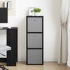 vidaXL Sideboard mit Schubladen Schwarz Eichen-Optik 35 x 32 x 99,5 cm 8000565 Bild 3
