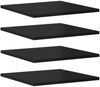 vidaXL Bücherregal-Bretter 8 Stk. Hochglanz-Schwarz 40x40x1,5 cm 805183 Bild 2