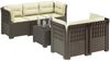 vidaXL 5-Sitzer Gartensofa mit Kissen Rattan-Look PP Hellgrau 3443918 Bild 2