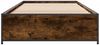 vidaXL Bettgestell Räuchereiche 100x200 cm Holzwerkstoff und Metall 845108 Bild 4