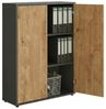 moebel-dich-auf Aktenschrank TABOR (Büroschrank Ordnerschrank Mehrzweckschrank, abschließbar, Metallgriffe, 3 Fächer) Made in Germany Bild 2