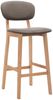 vidaXL Barhocker 2 Stk. Taupe Stoff [289376] Bild 2