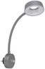 LED Wandleuchte, Silber, Flexo, Dimmer, H 45,5 cm Bild 4
