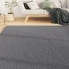 vidaXL Teppich Waschbar Flauschig Kurzflor 160x230 Rutschfest Anthrazi 342190 Bild 3