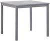 vidaXL Gartentisch Grau 80x80x74 cm Massivholz Akazie 46324 Bild 1