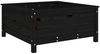 vidaXL Pflanzkübel Schwarz 82,5x82,5x39 cm Massivholz Kiefer 825300 Bild 2