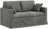 vidaXL Sofa Set 2 pcs Dunkelgrau 138 x 78 x 80 cm Samt 3407508 Bild 5