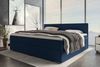 Boxspringbett Valerio Familienbett - Webstoff - dunkelblau - 240x200 cm Bild 2