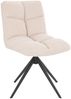 HOME DELUXE Esszimmerstuhl drehbar CordNODA – 2er Set Creme Bild 5
