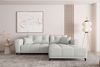 99rooms Massimo Ecksofa Strukturstoff NEVE Hellgrau mit Schlaffunktion Rechts Bild 5